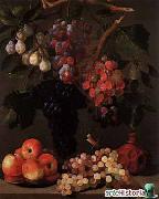 Juan Bautista de Espinosa manzanas y ciruelas oil on canvas